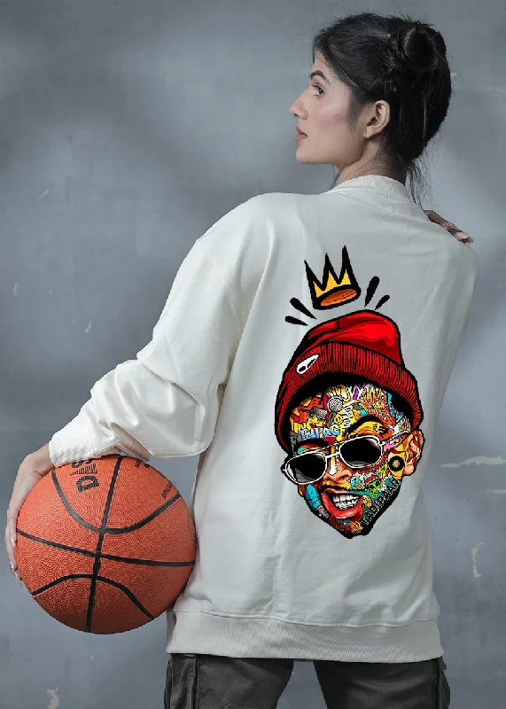 Cozy Look Thug Life Women Drop Shoulder Loose Fit Sweatshirt | Pronk
