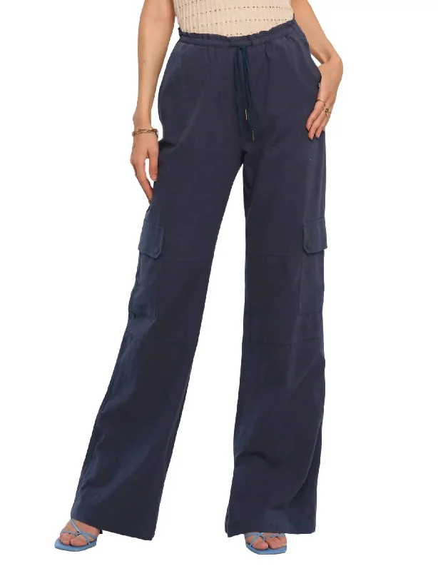 Elegant Outline Valentina Pant In Indigo