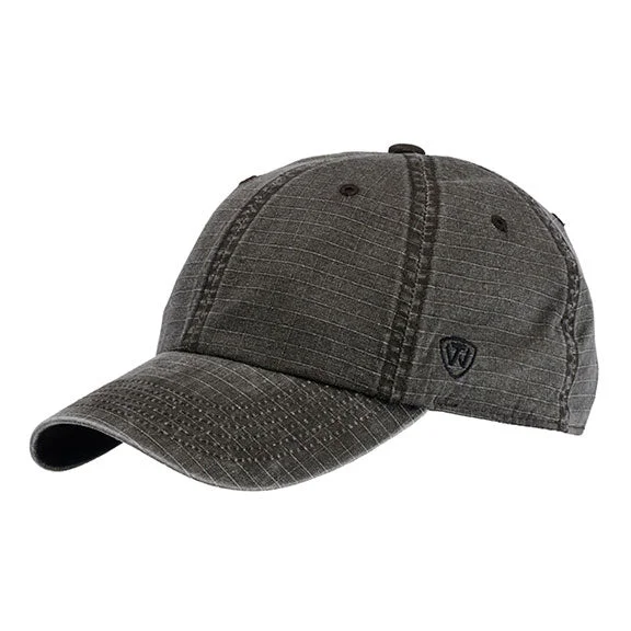 Sports Fitness Wear TW5537 - J America Ripper Washed Cotton Ripstop Hat | Black