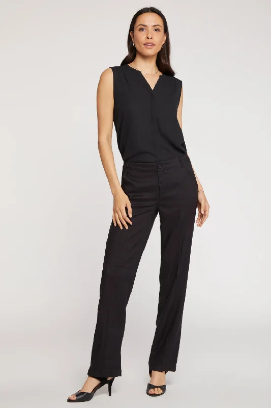 Celebrity Picks Marilyn Straight Pants - Black