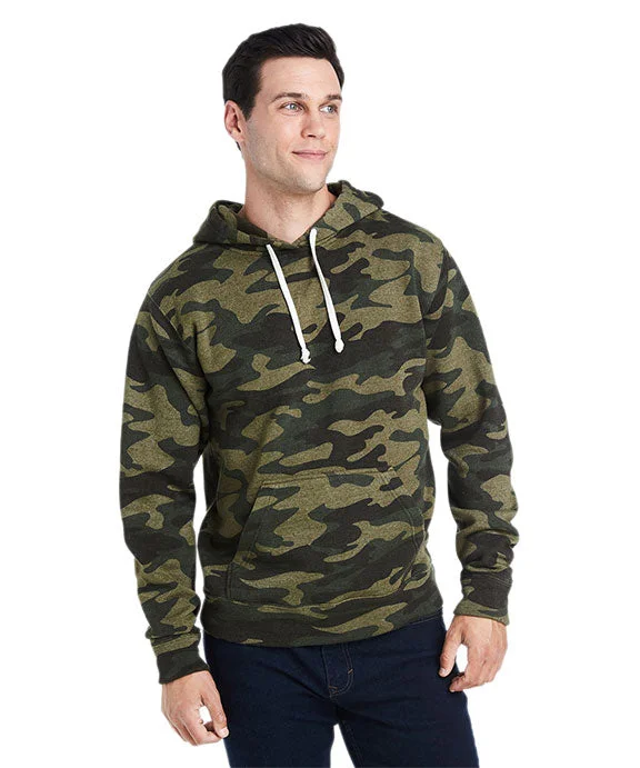 High-quality Design JA8871 - J America Adult Triblend Pullover Fleece Hooded Sweatshirt | Camo Triblend