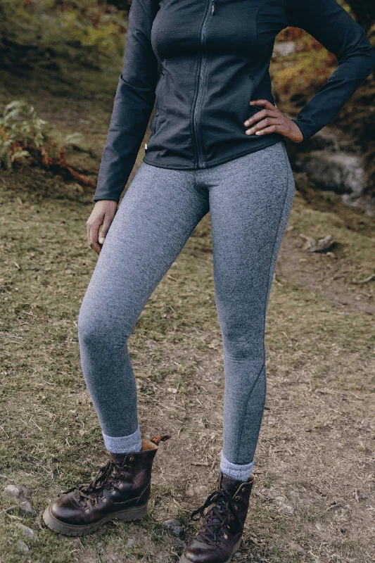 Personalized Outfit Thermal Outdoor Leggings - Charcoal