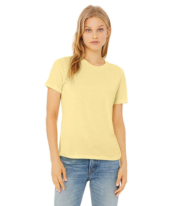 Must-have For Autumn And Winter 6413 - Bella + Canvas Ladies Relaxed Triblend T-Shirt | Pale Yellow Triblend Must-have For Autumn And Winter 6413 - Bella + Canvas Ladies Relaxed Triblend T-Shirt | Pale Yellow Triblend