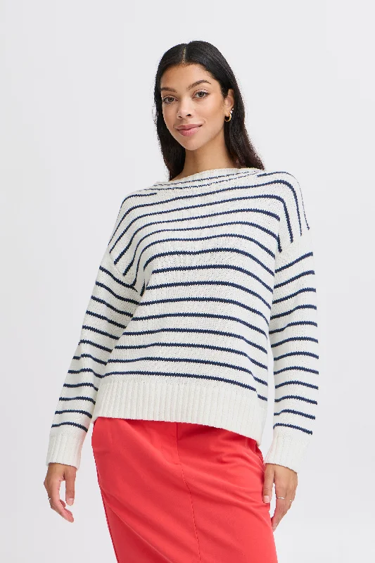 Classic Style B.Young Nagla Striped Sweater