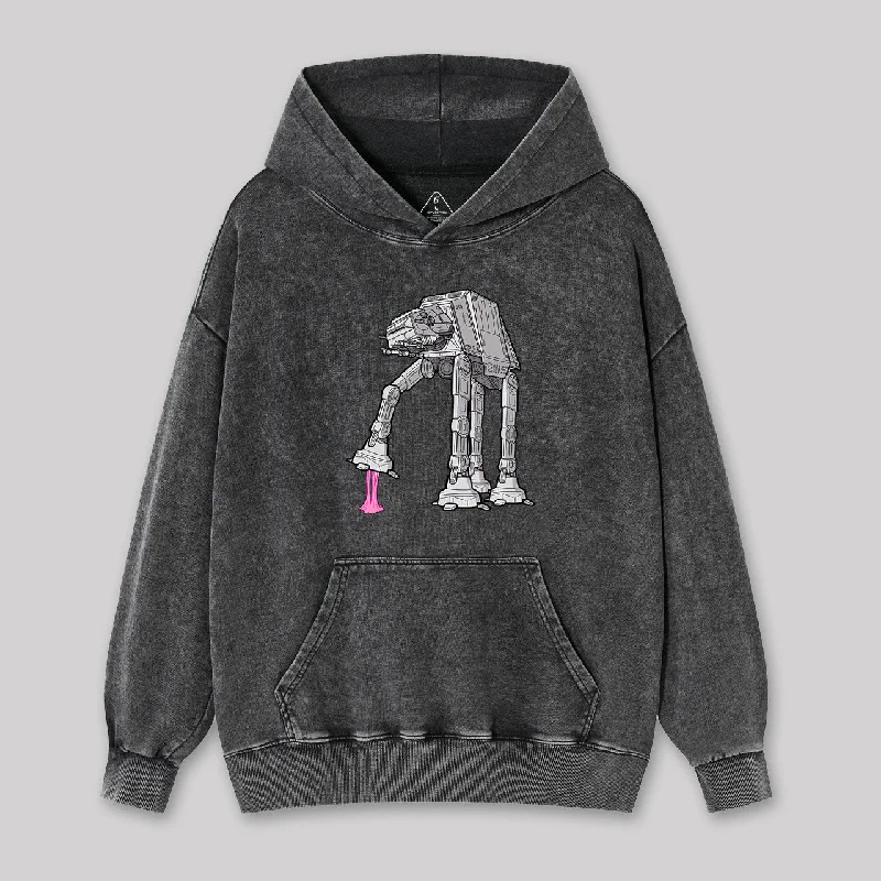 Classic Retro REBEL GUM! Washed Hoodie