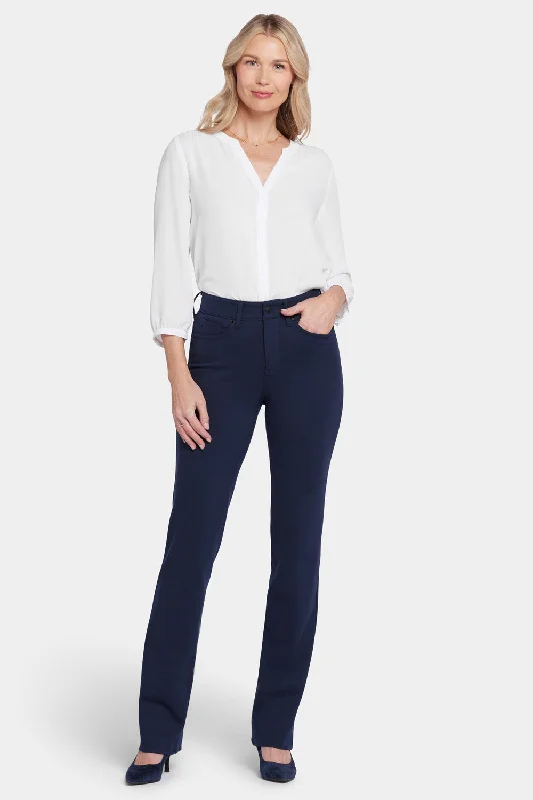 Fashion Innovation Marilyn Straight Pants - Oxford Navy