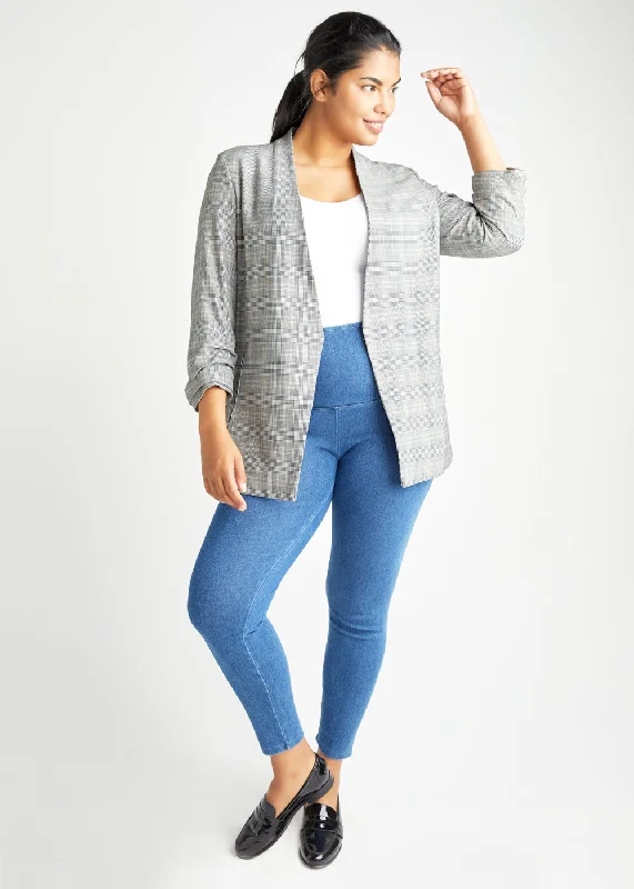 Retro Style Denim Shaping Legging