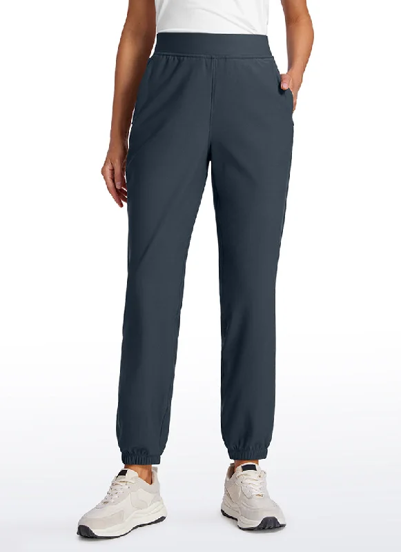 Youthful Style Fleece Lined High Waisted Joggers 28"