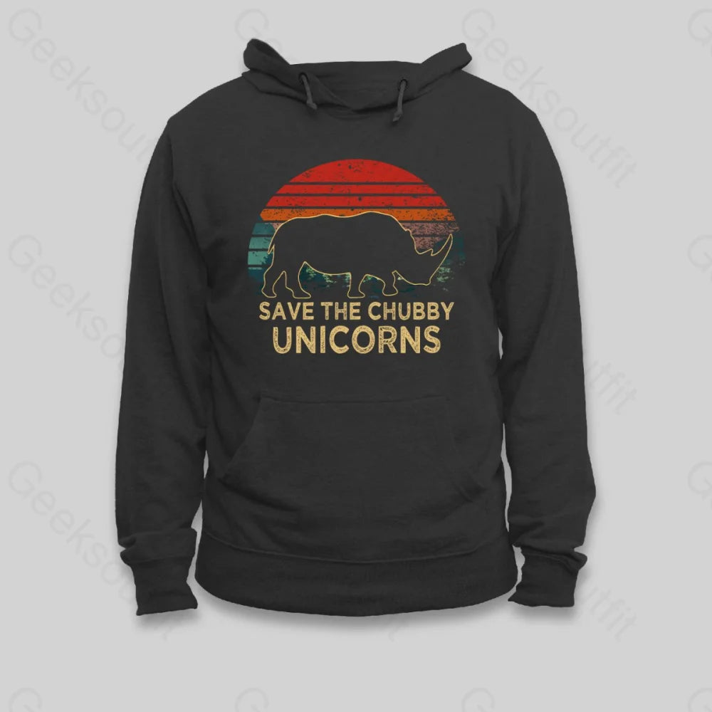 Street Fashion Save The Chubby Unicorns Hoodie