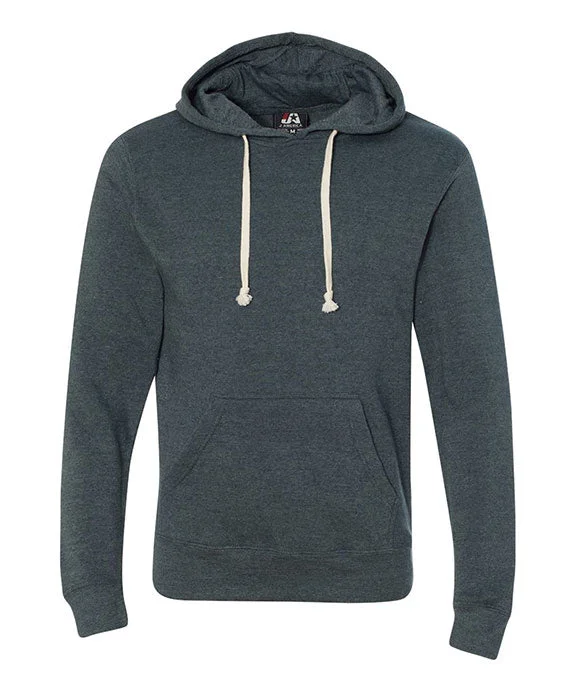 Simple Design JA8871 - J America Adult Triblend Pullover Fleece Hooded Sweatshirt | Navy Triblend