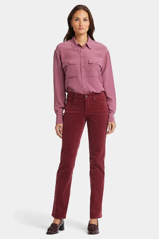 Design Trend Marilyn Straight Pants - Cranberry Pie