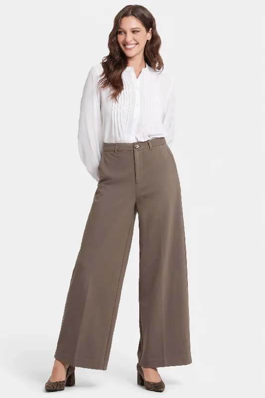 Elegant and noble Whitney Trouser Pants - Dark Wood