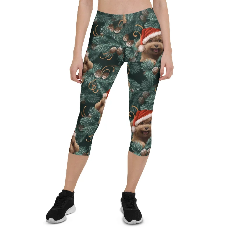Boutique style Santa Puppy Capris