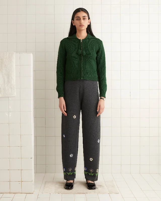 Luxury and fashionable Daisy Garden Joggers - Grey