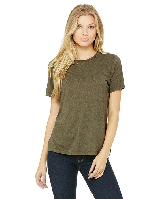 High-end Customization 6413 - Bella + Canvas Ladies Relaxed Triblend T-Shirt | Olive Triblend High-end Customization 6413 - Bella + Canvas Ladies Relaxed Triblend T-Shirt | Olive Triblend