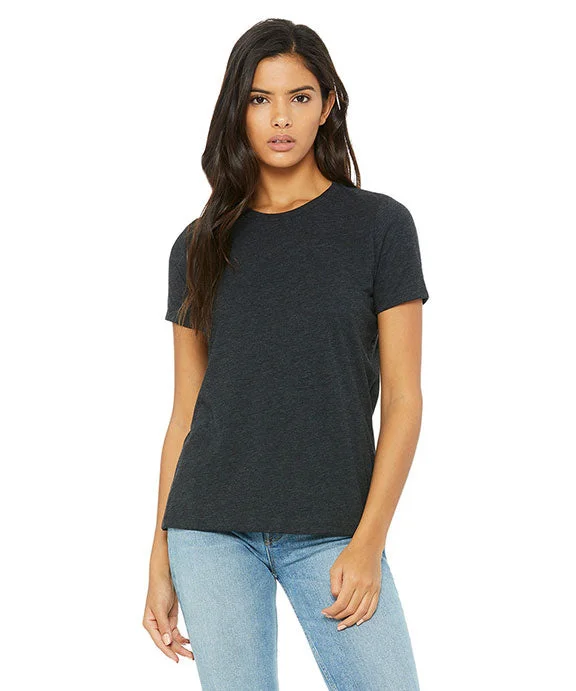Basic Version 6413 - Bella + Canvas Ladies Relaxed Triblend T-Shirt | Charcoal Black Triblend Basic Version 6413 - Bella + Canvas Ladies Relaxed Triblend T-Shirt | Charcoal Black Triblend