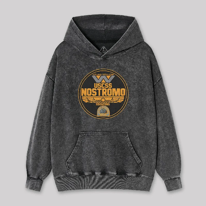 Street Sports Style USCSS Nostromo 22 Washed Hoodie