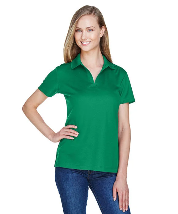 Personalized Design DG20W - Devon & Jones CrownLux Performance® Ladies Plaited Polo Shirt | Kelly Green