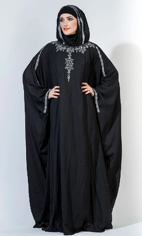 Trendy Casuals Beads embroidered kaftan style abaya dress