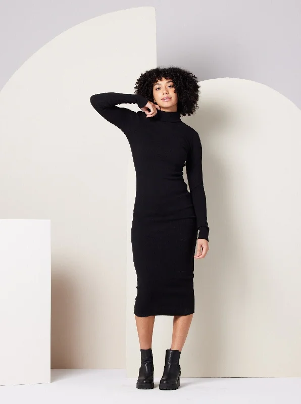 Comfort Fit Faye Dress - Black