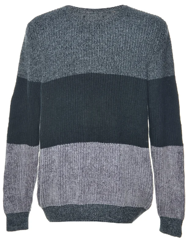 Playful Style Dark Grey Jumper - M