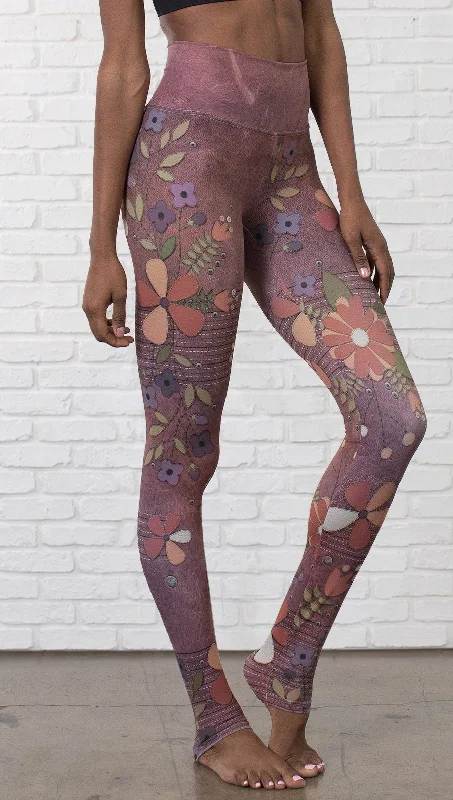 Feminine Charm Flowers - Athleisure Leggings - CUSTOM ORDER