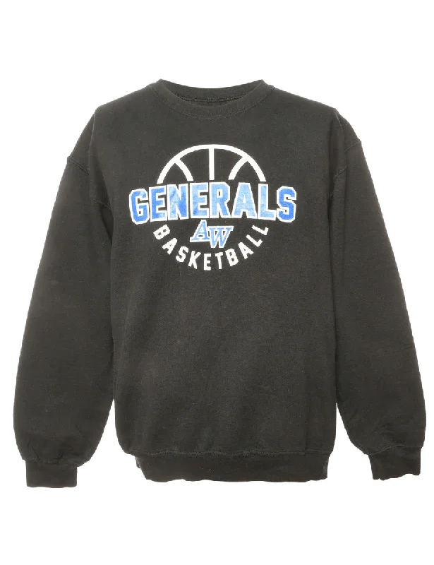 Elegant Wear Black Generals Gildan Sports Sweatshirt - M