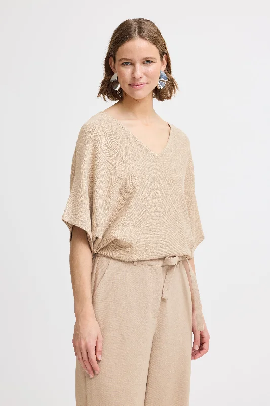 Design And Tailoring B. Young Mmorla V-Neck Short Sleeve Sweater