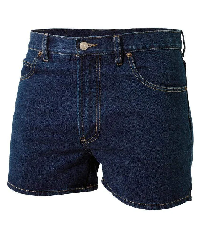 Comfortable And Cold-proof KingGee Stretch Denim Work Short K07020