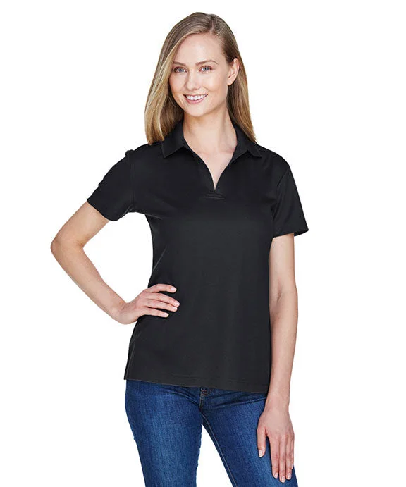 Urban Style DG20W - Devon & Jones CrownLux Performance® Ladies Plaited Polo Shirt | Black