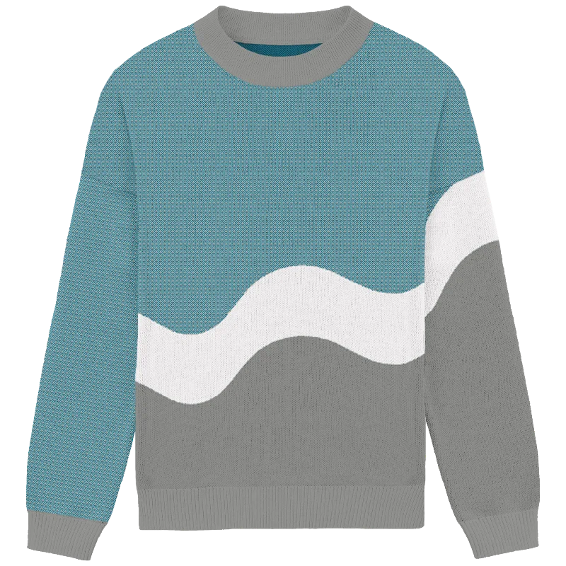 Exquisite Fabrics Demiboy Squiggle Crewneck