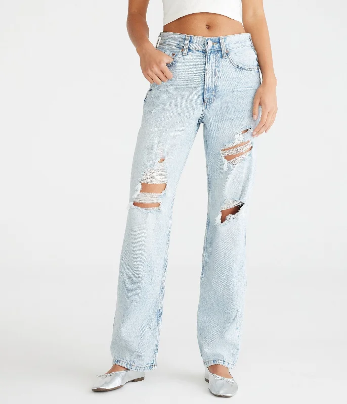 Retro Style Aeropostale High-Rise Baggy Jean