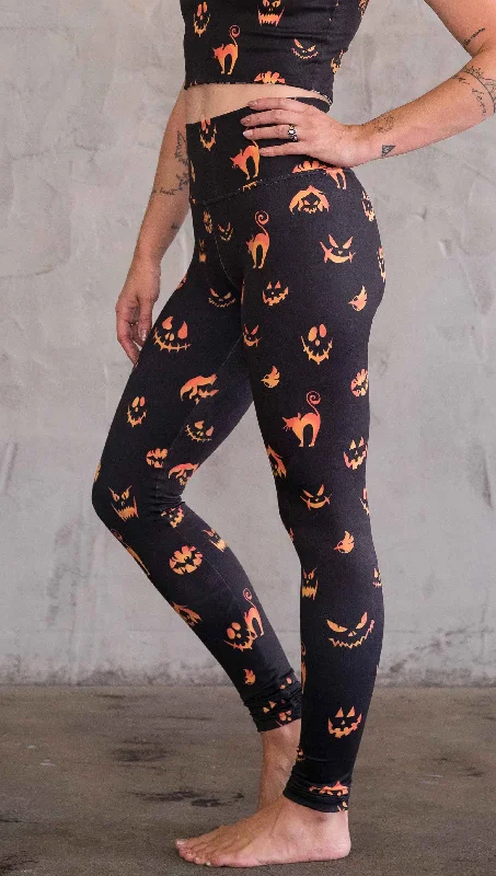 Comfortable Tops Jack-O-Lantern - Athleisure Leggings - CUSTOM ORDER