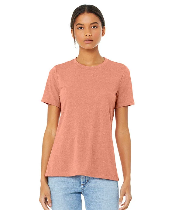 Exquisite Tailoring 6400CVC - Bella + Canvas Ladies Relaxed Heather CVC Short-Sleeve T-Shirt | Heather Sunset Exquisite Tailoring 6400CVC - Bella + Canvas Ladies Relaxed Heather CVC Short-Sleeve T-Shirt | Heather Sunset