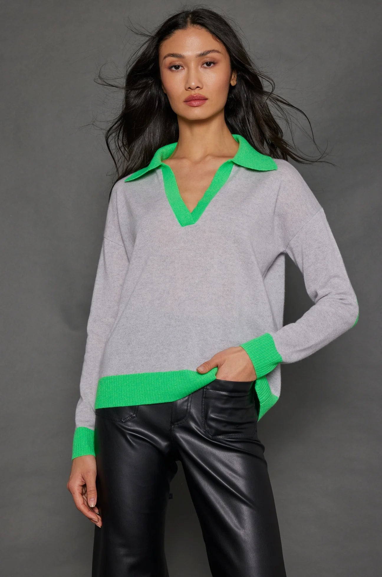 Cozy Chic Lisa Todd Colour Pop Cashmere Sweater