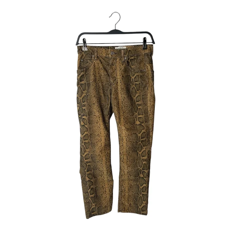 Noble And Elegant ISABEL MARANT/Skinny Pants/34/Animal Pattern/Cotton/CML/snake skin pattern