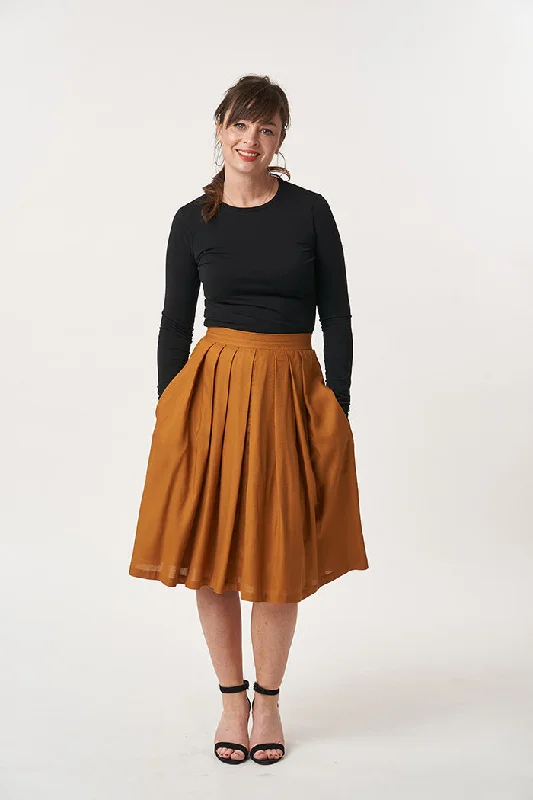 Letter embroidery Sew Over It Lizzie Skirt