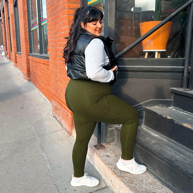 Lounge Wear Long Squat Proof Leggings - Secret Garden (V2)