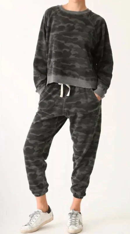 Exquisite Tailoring Sunny Jogger In Camo Shadow