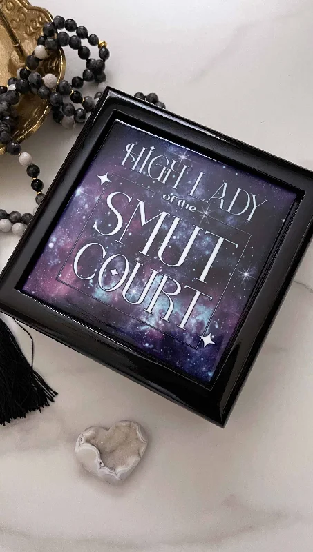 Free And Comfortable High Lady of the Smut Court - Black Keepsake Box