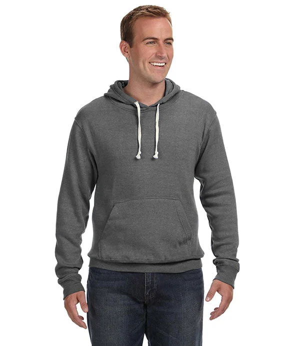 Fresh And Elegant JA8871 - J America Adult Triblend Pullover Fleece Hooded Sweatshirt | Smoke Triblend