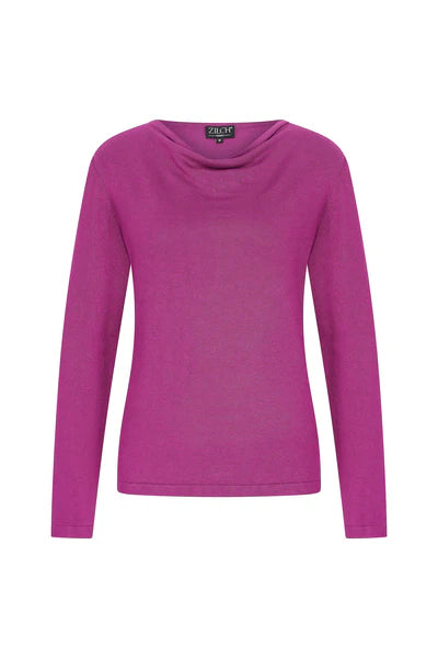 Fashion And Simplicity Zilch Bamboo Waterfall Sweater