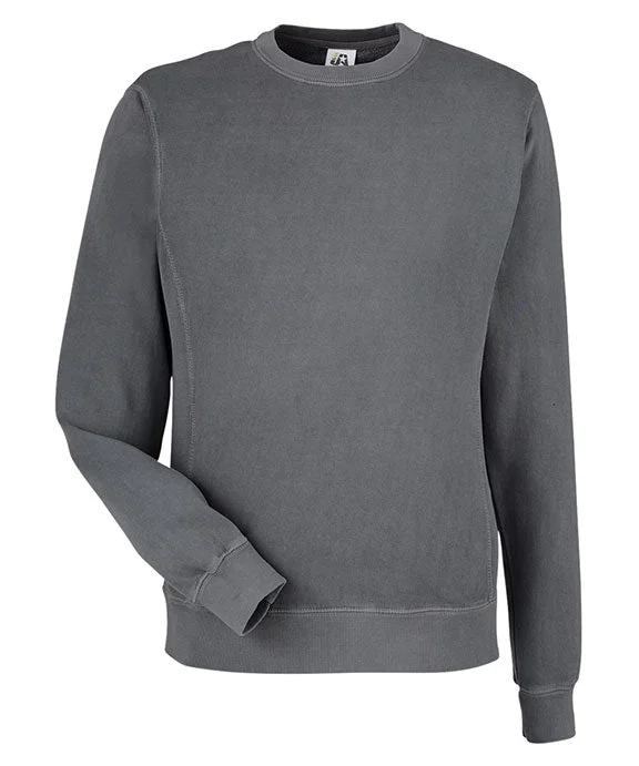 Floral Prints 8731JA - J America Unisex Pigment Dyed Fleece Sweatshirt | Lead