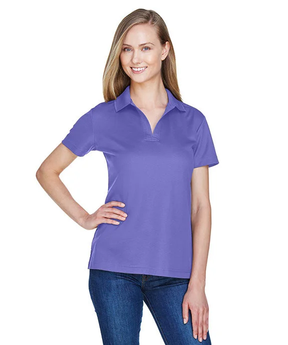 Elegant Wear DG20W - Devon & Jones CrownLux Performance® Ladies Plaited Polo Shirt | Grape
