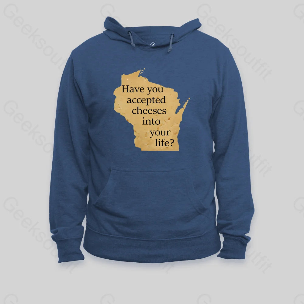 Cozy Chic Wisconsin Cheese Pun Hoodie