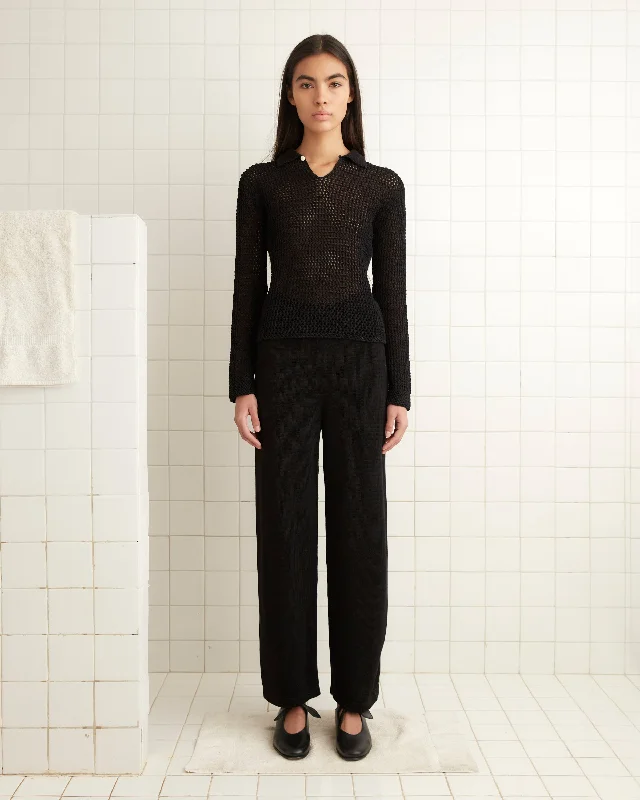 Soft Layers Johnny Knit Pants - Black