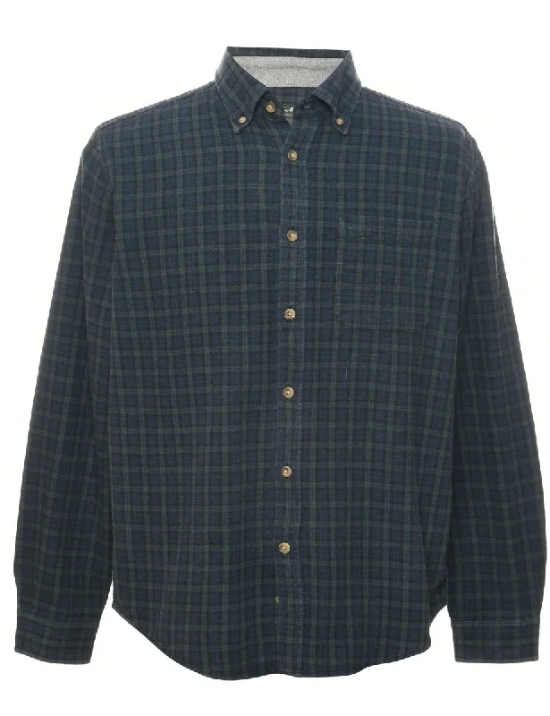 Cozy Sweaters Eddie Bauer Checked Shirt - L