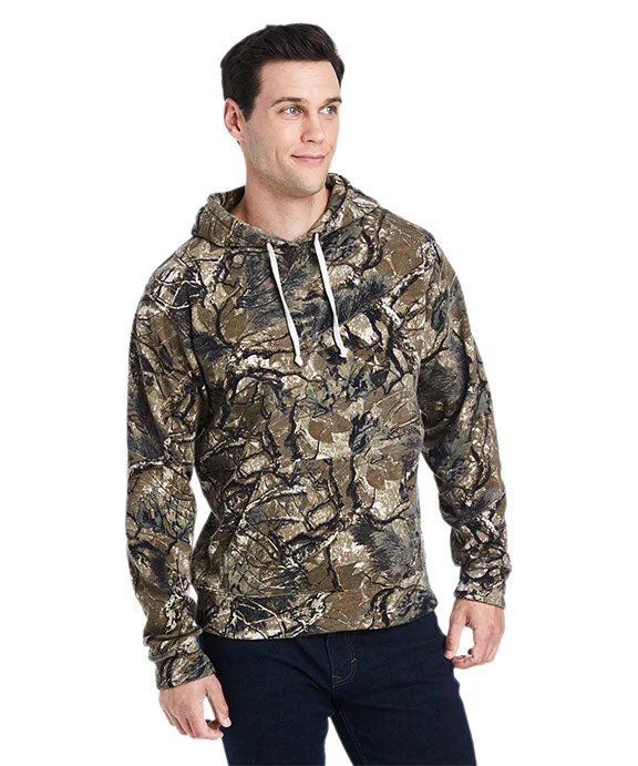 Fashion Expert JA8871 - J America Adult Triblend Pullover Fleece Hooded Sweatshirt | Outdoor Camo Triblend