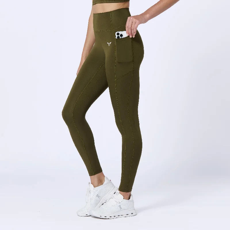 Light And Breathable Essential ACT Leggings 27" 2.0 - Dark Olive