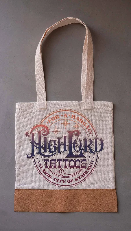 High-end Wear High Lord Tattoos - Officially Licensed ACOTAR Canvas Tote Bag